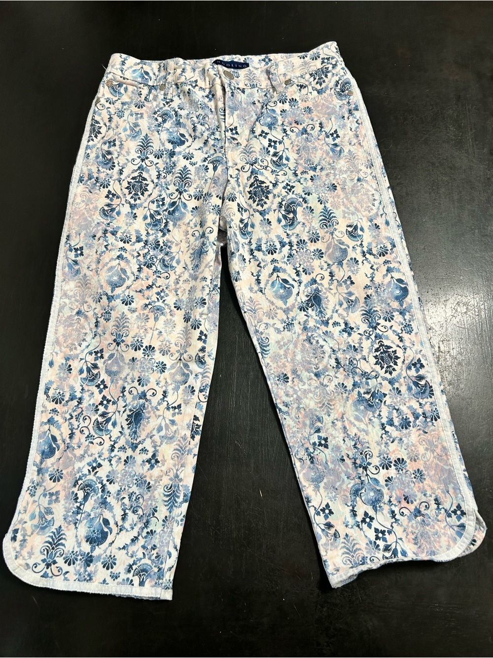 Bandolino Girls Blue and Pink Floral Lounge Pants
